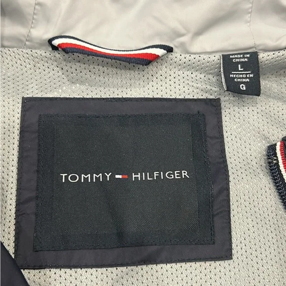 Tommy Hilfiger Dark Blue Windbreaker - Picture 2 of 2